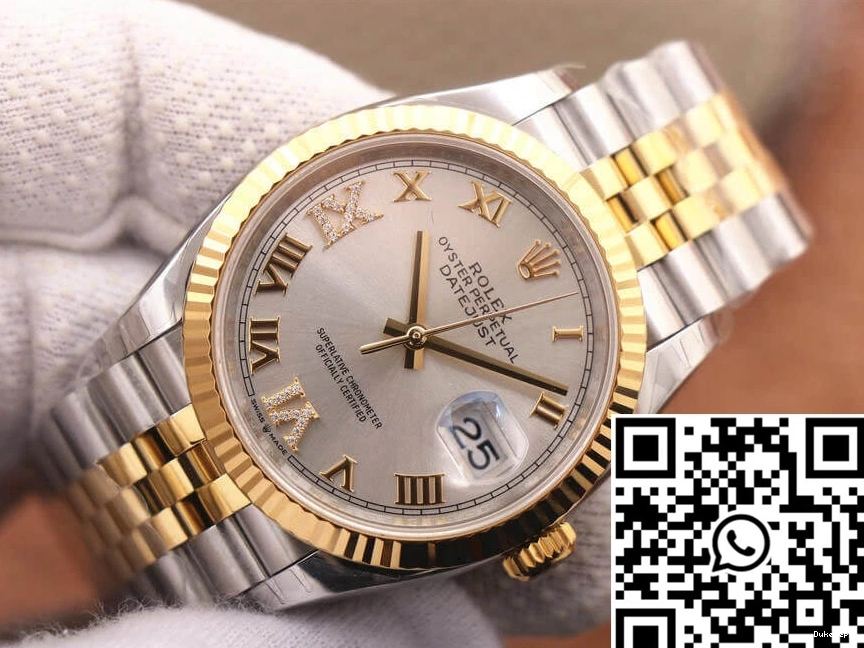 Yellow Rolex EW Factory Diamond M126233-0031 Gold Dial Datejust 0727